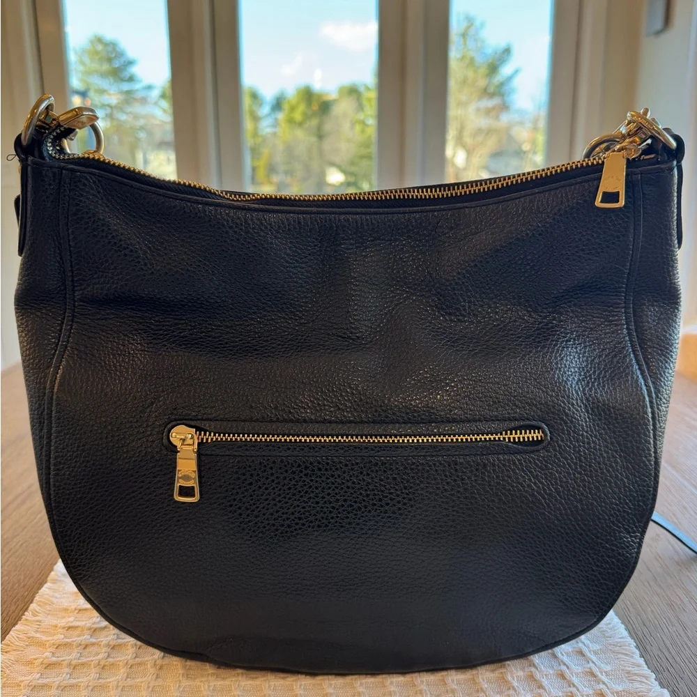 Coach Black Leather Shoulder Bag - Picture 5 of 16